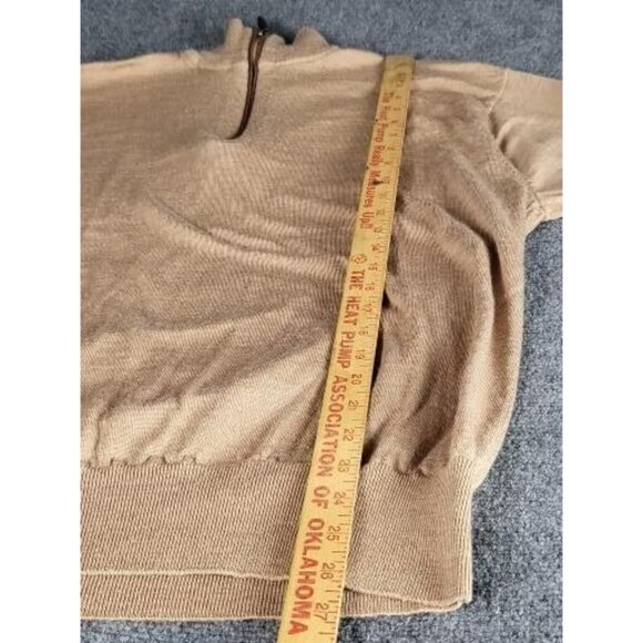 ORVIS Sweater Men Sz XL Merino Wool 1/4 Zip 9G6T Pullover Long Sleeve Winterwear - Picture 5 of 11